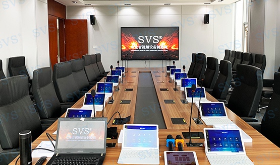 SVS为某政务中心打造高端平板无纸化会议室