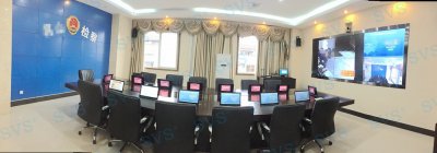 SVS多媒体产品为某检察院提供服务此次SVS迅控为某检察院打造无纸化远程视频会议中心，用于多方讨论型案件，让会议资料更加